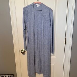 Charter Club Light Blue Long Cardigan